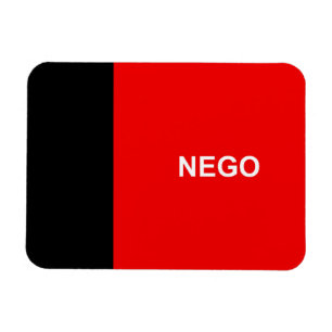 Imán Bandera de Paraiba, región de Brasil, símbolo nego