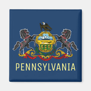 Imán Bandera de Pennsylvania