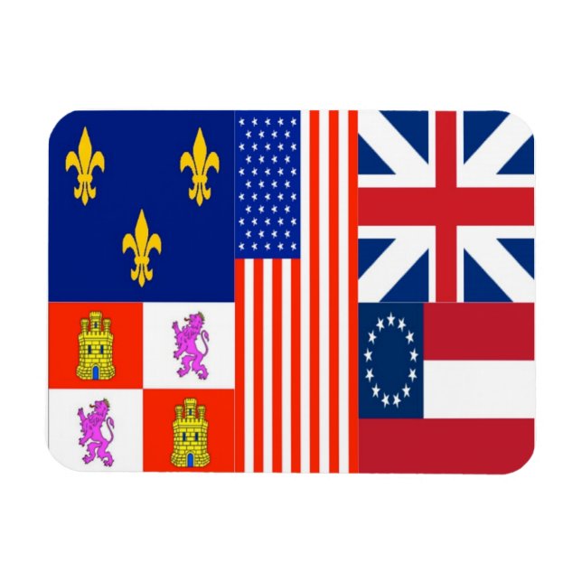 Imán Bandera de Pensacola (Horizontal)