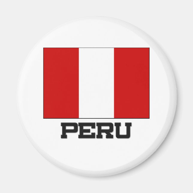 Imán Bandera de Perú (Frente)