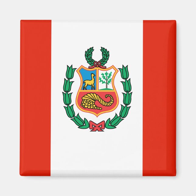 Imán Bandera de Perú (Frente)