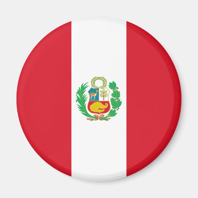 Imán Bandera de Perú (Frente)