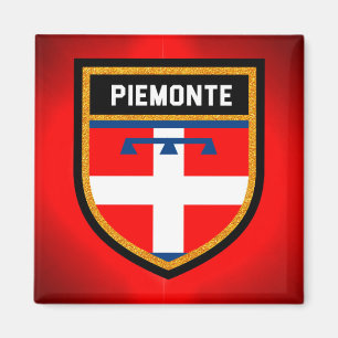 Imán Bandera de Piemonte