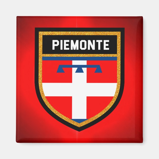 Imán Bandera de Piemonte (Frente)