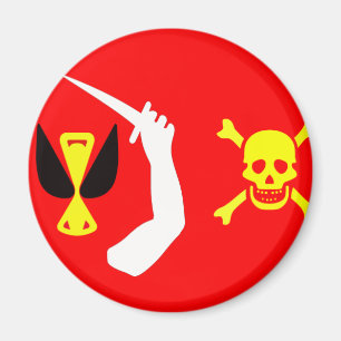 Imán Bandera de pirata cambiante de Christopher