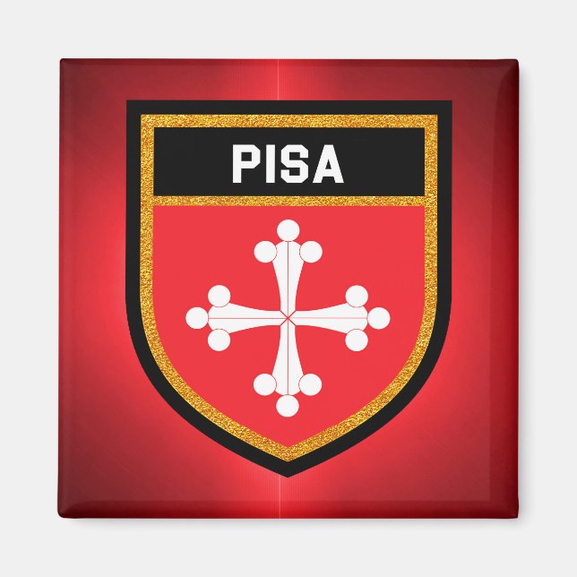 Imán Bandera de Pisa (Frente)