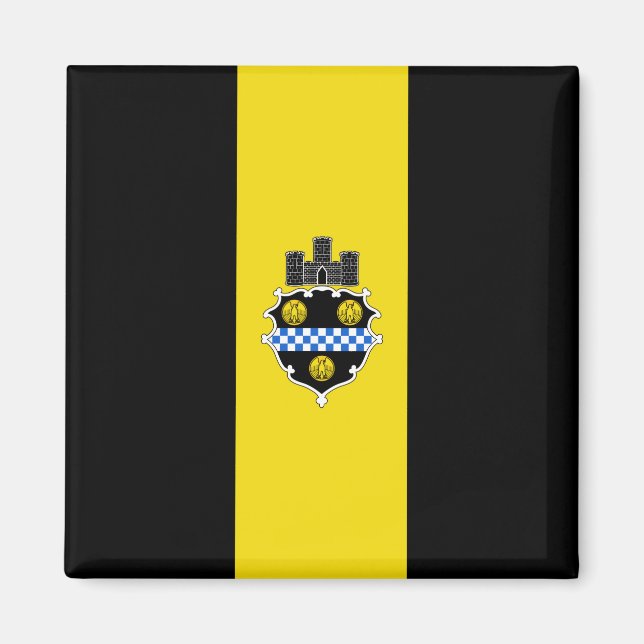 Imán Bandera de Pittsburgh (Pennsylvania) (Frente)