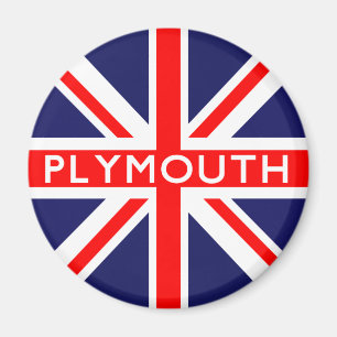 Imán Bandera de Plymouth UK