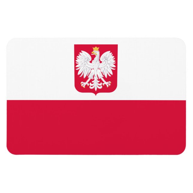 Imán Bandera de Polonia (Horizontal)