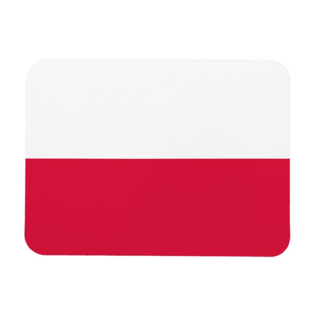 Imán Bandera de Polonia (Horizontal)