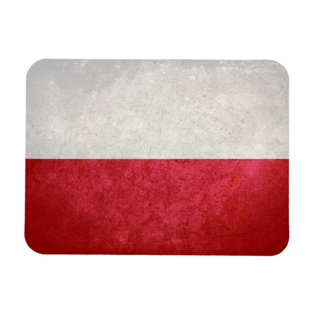 Imán Bandera de Polonia (Horizontal)
