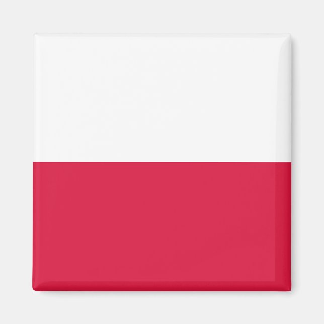 Imán Bandera de Polonia (polaca) (Frente)