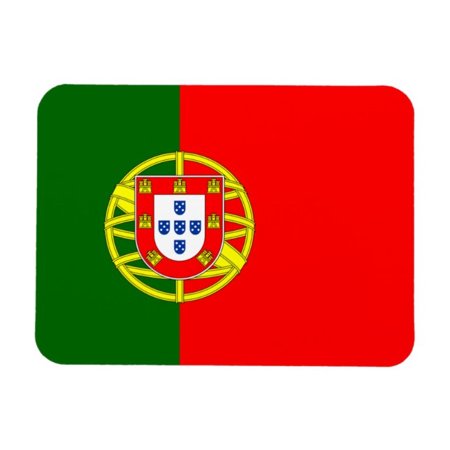 Imán Bandera de Portugal (Horizontal)