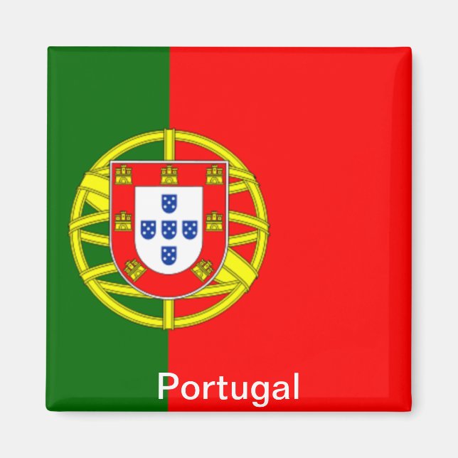 Imán bandera de portugal (Frente)