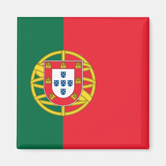 Imán bandera de portugal (Frente)