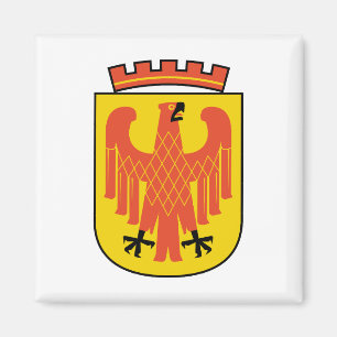 Imán bandera de Potsdam ciudad alemania símbolo emblema