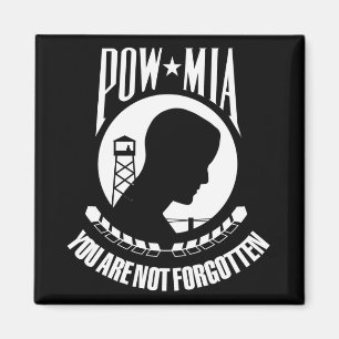 Imán Bandera de POW-MIA