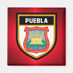 Imán Bandera de Puebla
