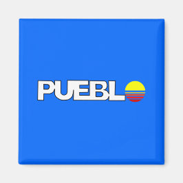 Imán Bandera de Pueblo (Colorado)