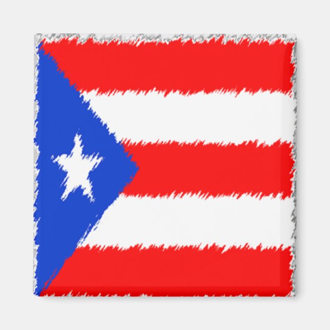 Imán Bandera de Puerto Rico (Frente)