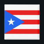 Imán Bandera de Puerto Rico<br><div class="desc">Bandera de Puerto Rico Los productos baratos impresos con la bandera pueden ser usados como mejores regalos para familia o amigos.</div>