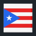 Imán Bandera de Puerto Rico<br><div class="desc">Bandera de Puerto Rico Los productos baratos impresos con la bandera pueden ser usados como mejores regalos para familia o amigos.</div>