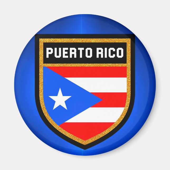 Imán Bandera de Puerto Rico (Frente)