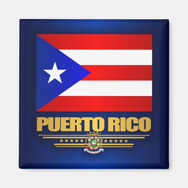 Imán Bandera de Puerto Rico (Frente)