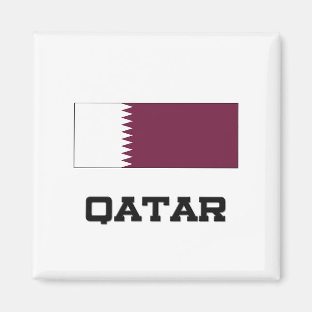 Imán Bandera de Qatar (Frente)