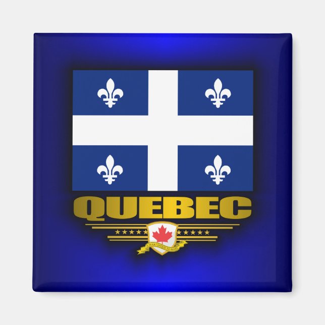 Imán Bandera de Quebec (Frente)
