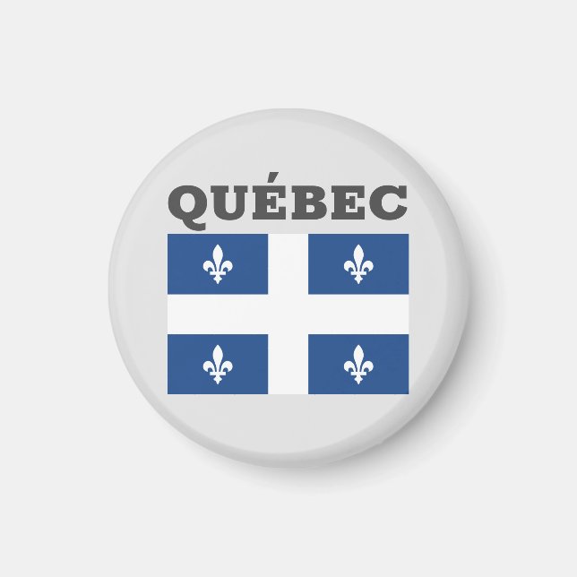 Imán Bandera de Quebec, Canadá (Frente)