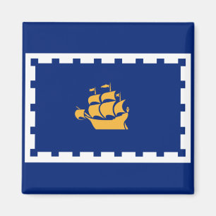 Imán Bandera de Quebec (Quebec, Canadá)