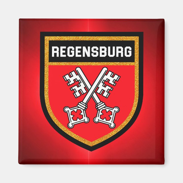 Imán Bandera de Regensburg (Frente)