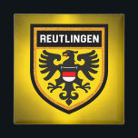 Imán Bandera de Reutlingen<br><div class="desc">Bandera de Reutlingen</div>