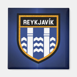 Imán Bandera de Reykjavík