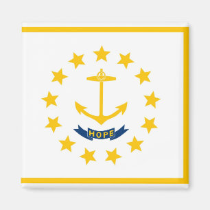Imán Bandera de Rhode Island