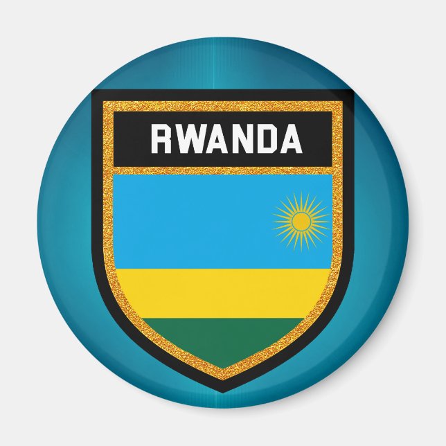 Imán Bandera de Ruanda (Frente)