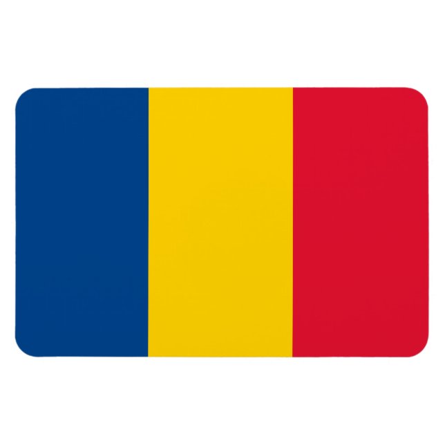 Imán Bandera de Rumania (Horizontal)