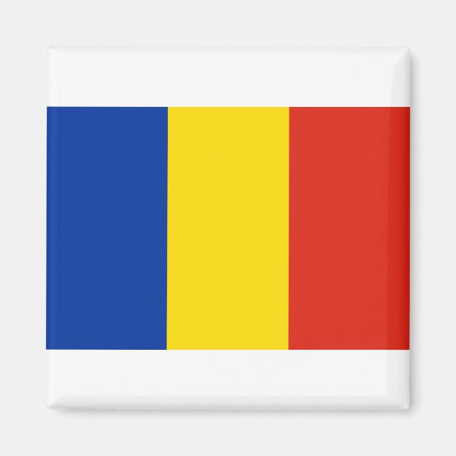 Imán Bandera de Rumania (Frente)