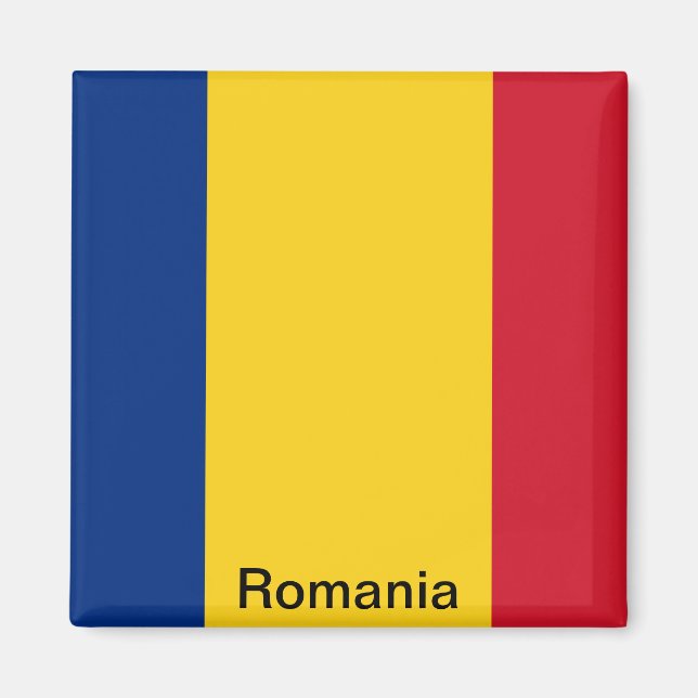 Imán Bandera de Rumania (Frente)