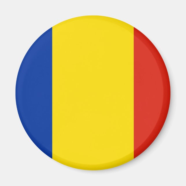 Imán Bandera de Rumania (Frente)