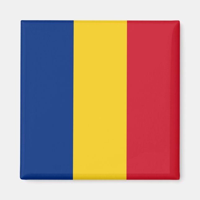 Imán Bandera de Rumania (rumana) (Frente)