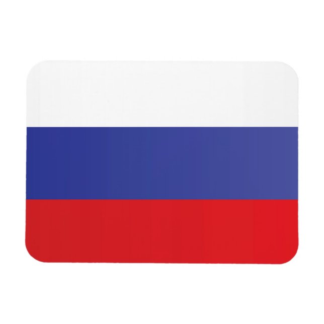 Imán Bandera de Rusia (Horizontal)