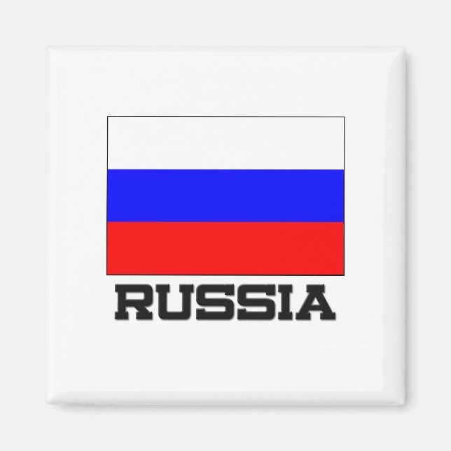 Imán Bandera de Rusia (Frente)