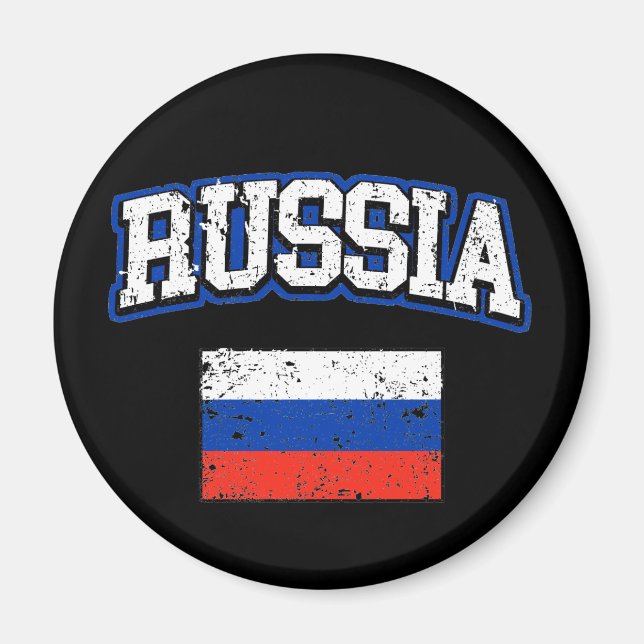 Imán Bandera de Rusia (Frente)