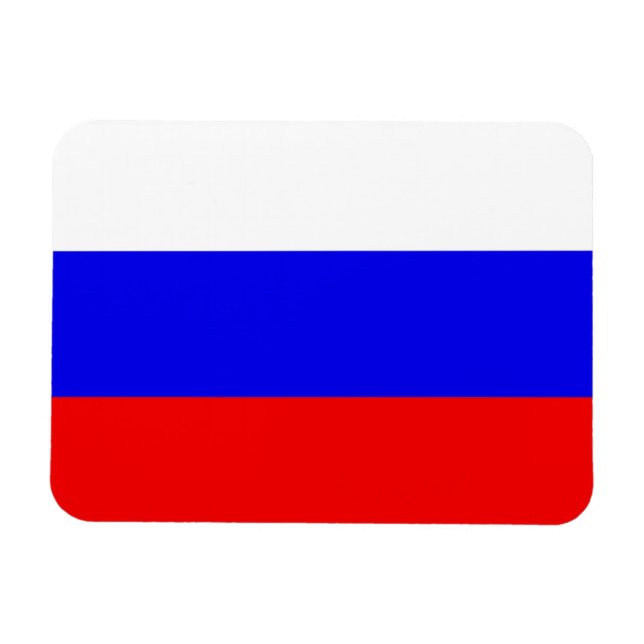 Imán Bandera de Rusia (Horizontal)