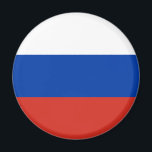 Imán Bandera de Rusia<br><div class="desc">Bandera patriótica de Rusia.</div>