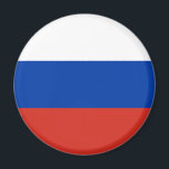 Imán Bandera de Rusia<br><div class="desc">Bandera patriótica de Rusia.</div>