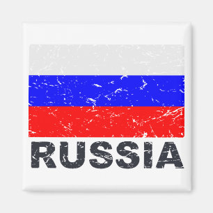 Imán Bandera de Rusia de época
