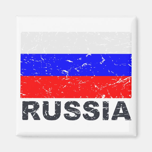 Imán Bandera de Rusia de época (Frente)